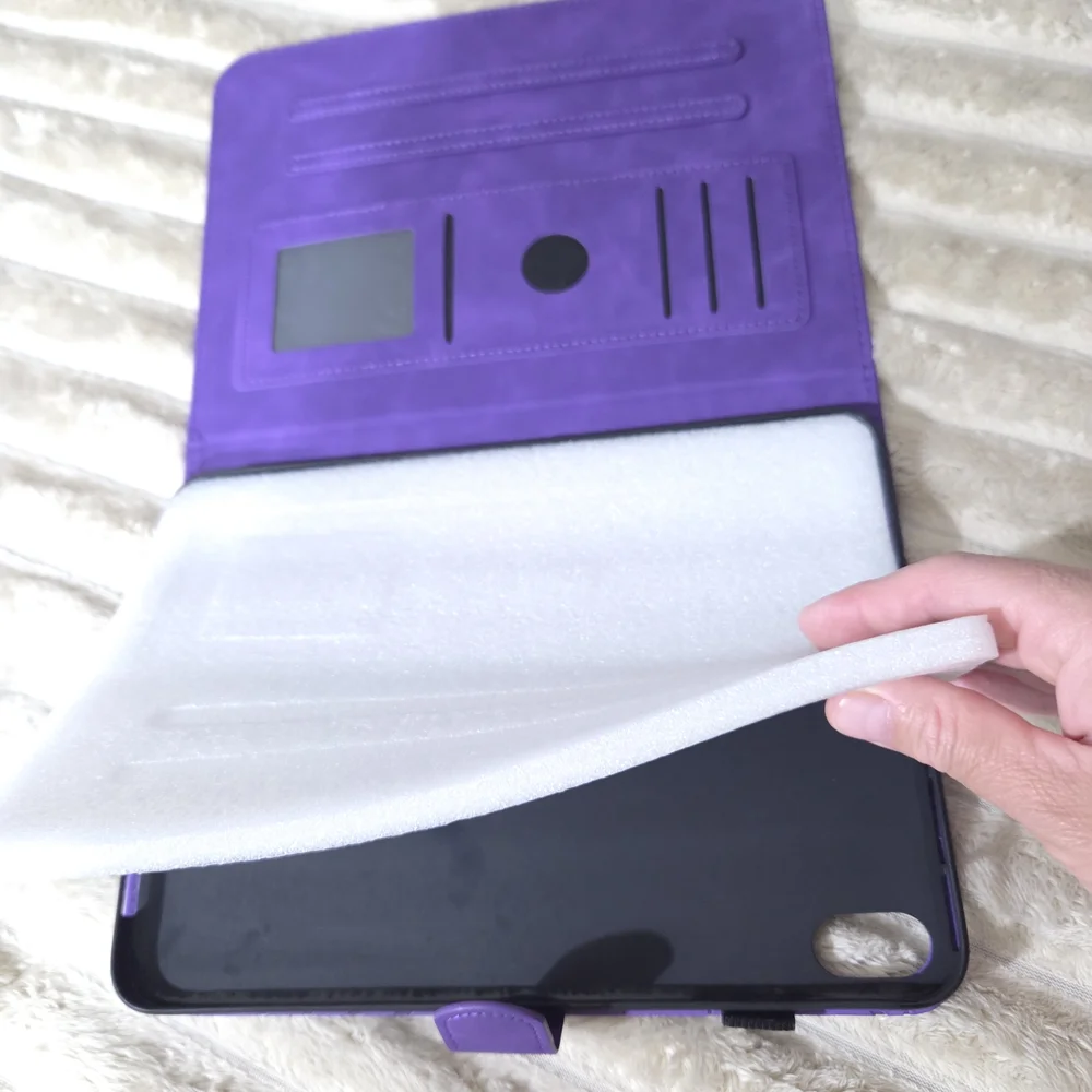 Purple Ipad Case with Tree Design Size 10.9